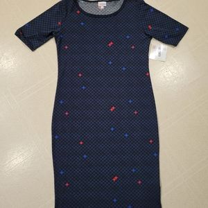 LuLaRoe Julia Dress Women's Size Medium NWT